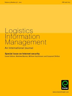 cover image of Logistics Information Management, Volume 15, Issue 5 & 6